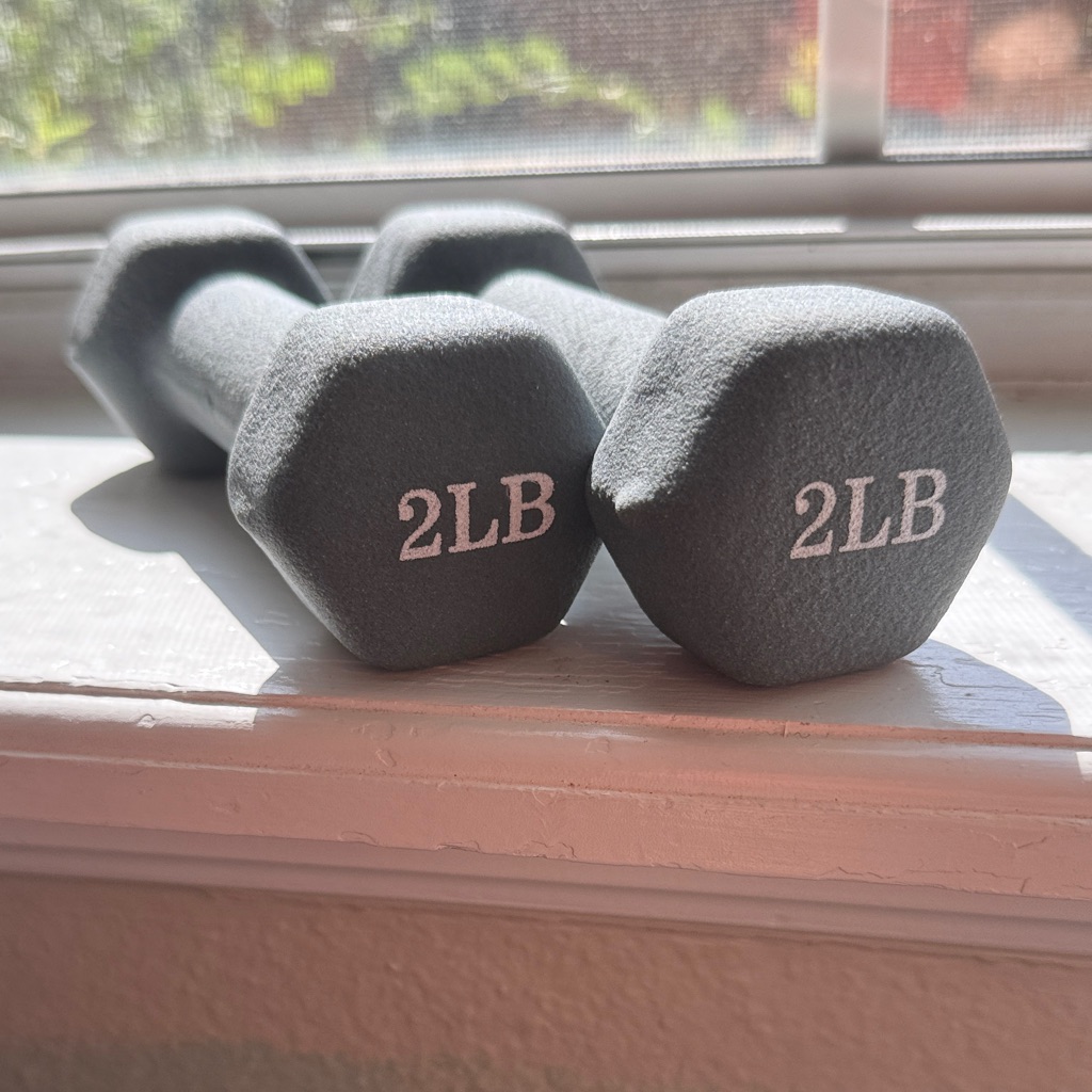 2lb Gray Dumbbells